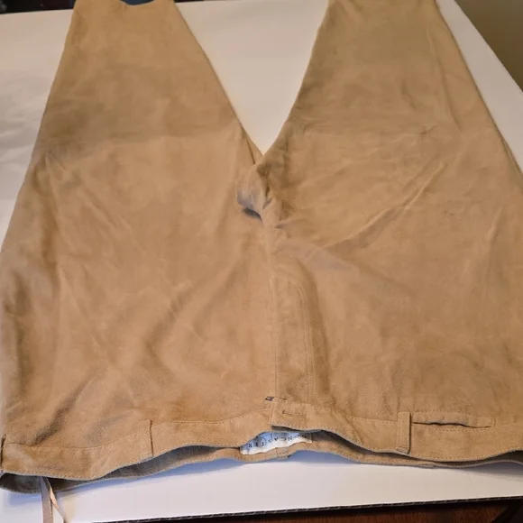 Doncaster Womens Luxury Suede In Khaki/Camel. These Pants Are Custom Fit $60 - Picture 7 of 10
